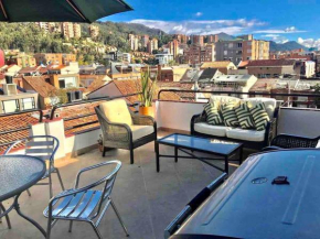 Apartment with terrace and panoramic view Usaquén